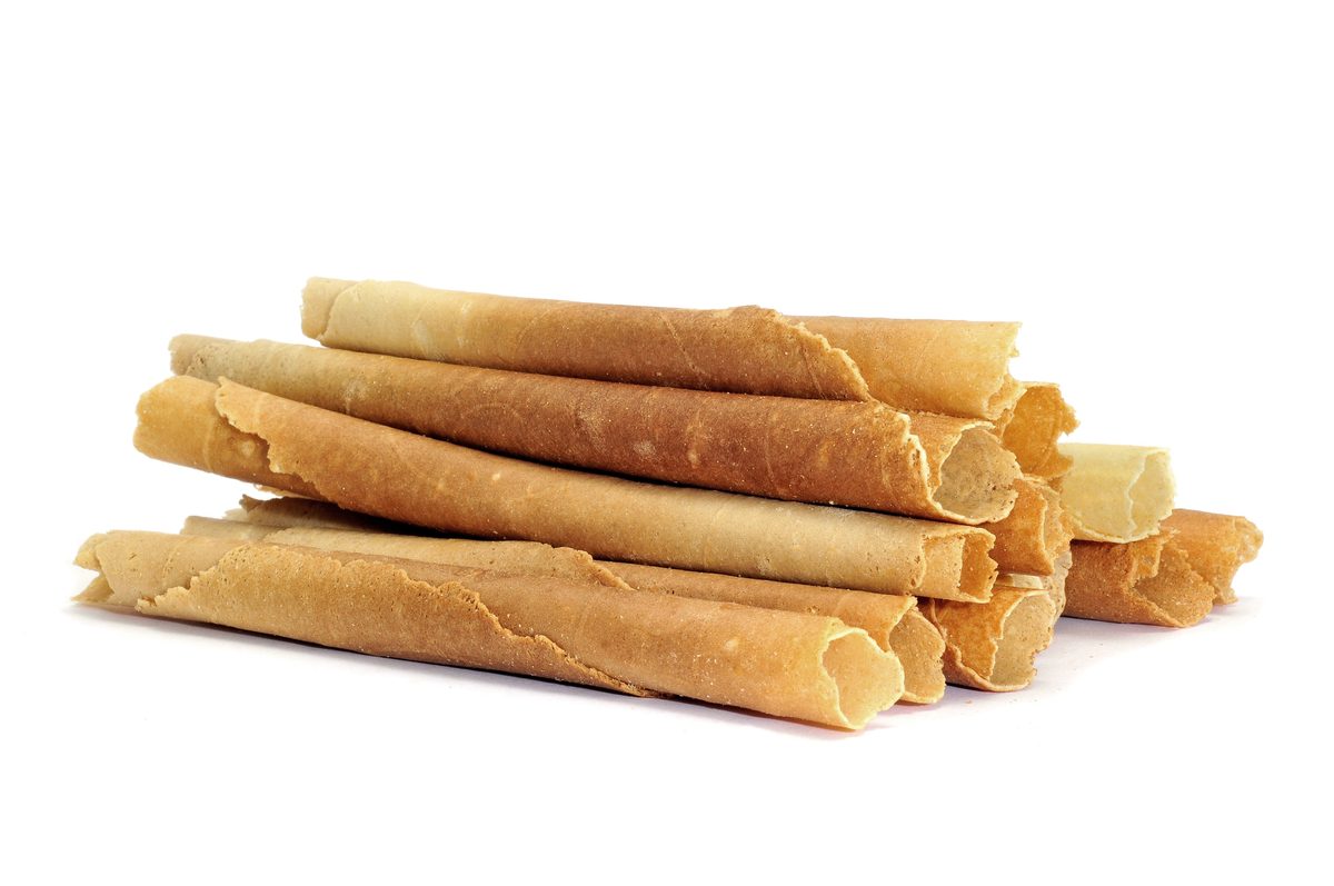 Neules, thin rolled Catalan wafer cookies