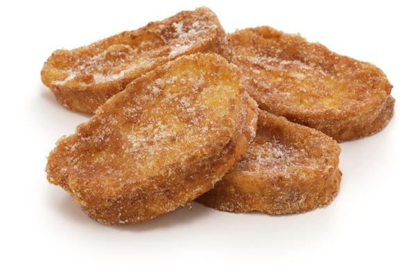 Rabanadas, Portuguese-style French toast with sugar and cinnamon