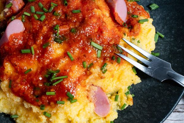 Polenta e salsiccia, Polenta with Sausage Ragù