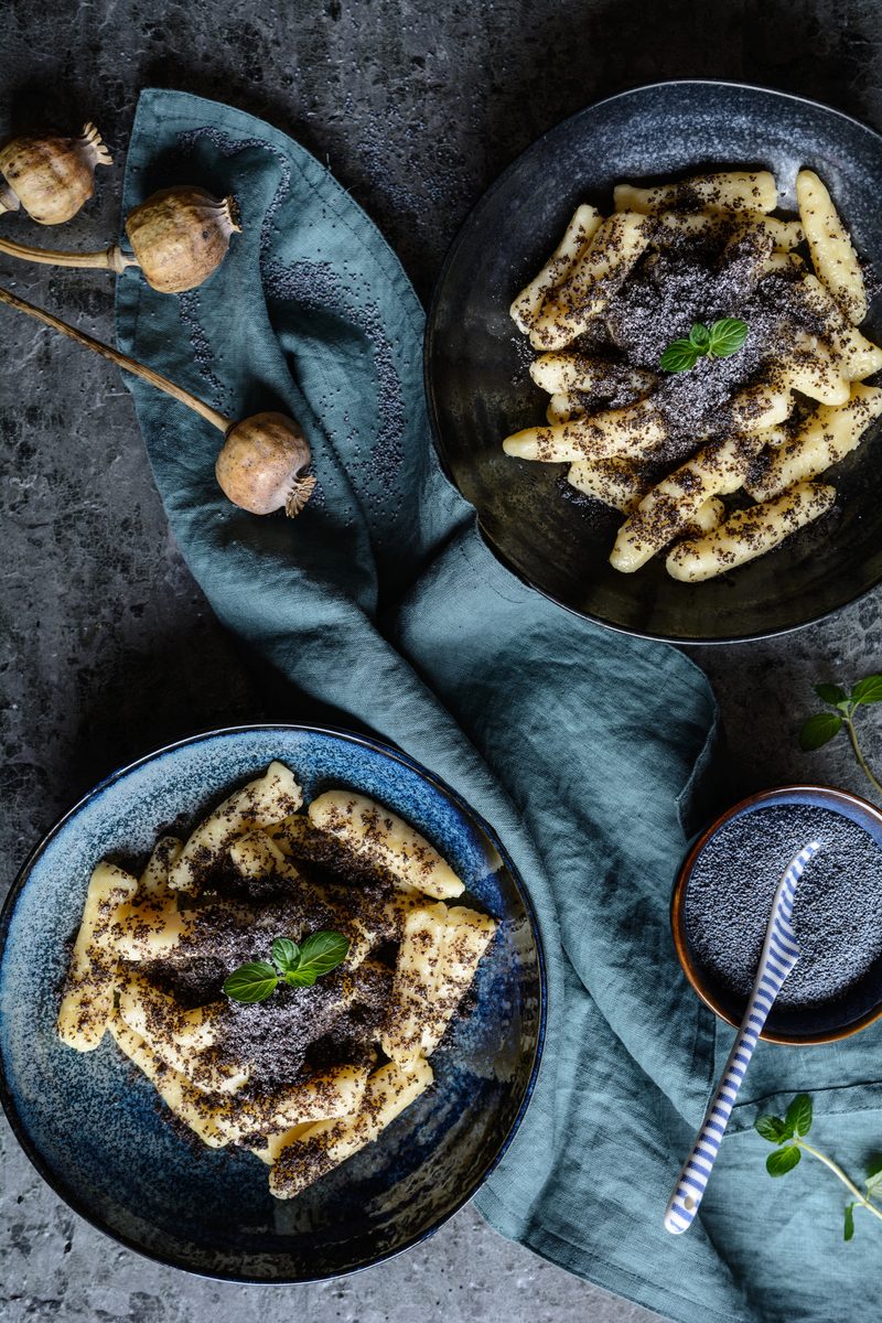 Škubánky s mákem, Potato Dumplings with Poppy Seed